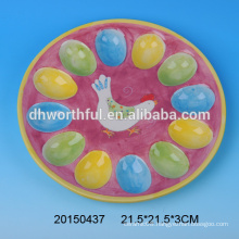 2016 wholesale ceramic easter plates